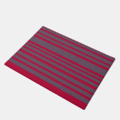 Tapis de porte rouge, gris (Incliné)