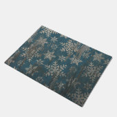 tapis de porte rustique de vacances de Noël de (Incliné)