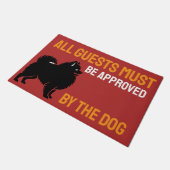Tapis de porte Spitz Pomeranian (Incliné)