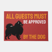 Tapis de porte Spitz Pomeranian (Devant)