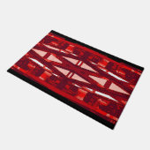 Tapis de porte : Style du sud-ouest, rouge (Incliné)