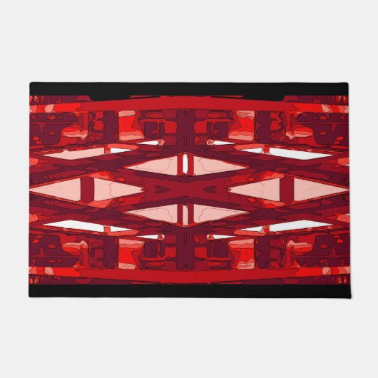 Tapis de porte : Style du sud-ouest, rouge (Devant)
