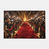 Tapis de porte Tapis Rouge Cockapoo Tapis de bienv (Devant)