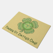 Tapis de porte trèfle celtique (Incliné)