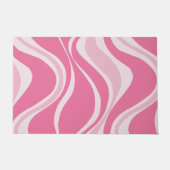 Tapis de porte Vagues Roses (Devant)