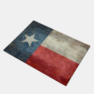 Tapis de porte vintage de style de drapeau d'état
