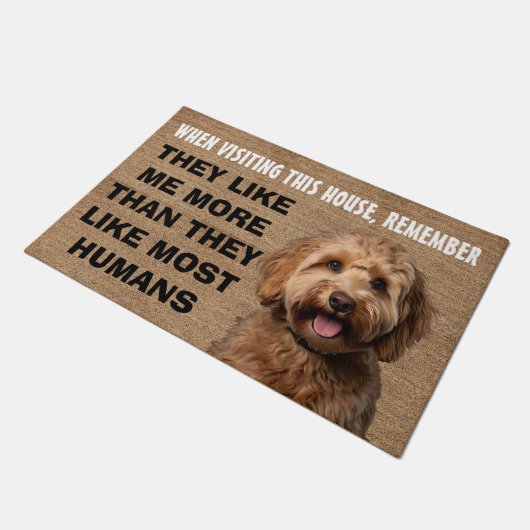 Tapis de portes personnalisées Groodle (Incliné)