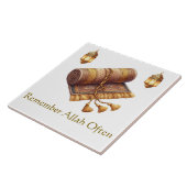 Tapis de prière islamique en carreaux de céramique (Côté)