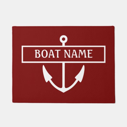 Tapis de quai nom de bateau (Devant)