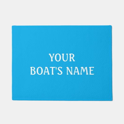 Tapis de quai nom de bateau (Devant)