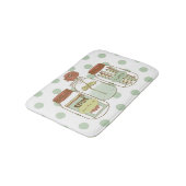 Tapis de salle de bain Mason jars (Angle)