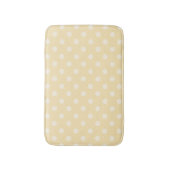 Tapis de salle de bain pois citron chiffon jaune (Devant (Vertical))