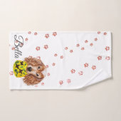 Tapis de séchage des pattes pour animaux de compag (Serviette à main)