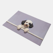Tapis de sol Art Chien Caniche (Incliné)