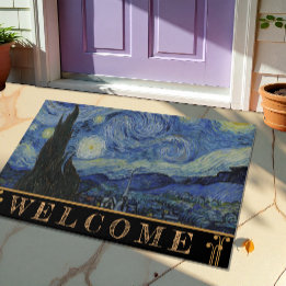 Tapis de sol Art Van Gogh, célèbre, Nuit étoilée
