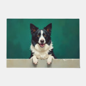 Tapis de sol artistique Border Collie (Devant)