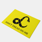 tapis de sol avec logo de serpent jaune 'Ne me mar (Incliné)