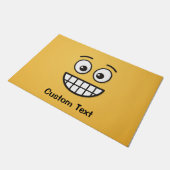 Tapis de sol avec visage souriant aux yeux ouverts (Incliné)