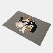 Tapis de sol Chiens, Chat, Poulet (Incliné)