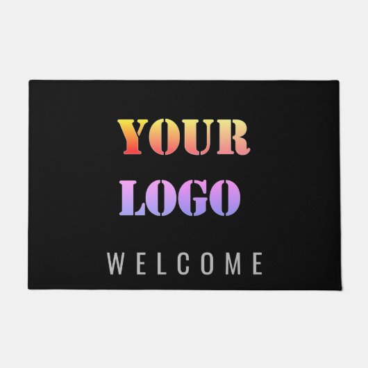 Tapis de sol de bureau avec logo d'entreprise pers (Devant)