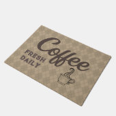 Tapis de sol de café rétro (Incliné)
