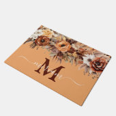 Tapis de sol de cuisine de luxe : Fleurs Boho Marr (Incliné)