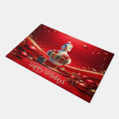 Tapis de sol de Noël Canard Mignon (Incliné)