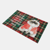 Tapis de sol de Noël Grumpy Cat (Incliné)