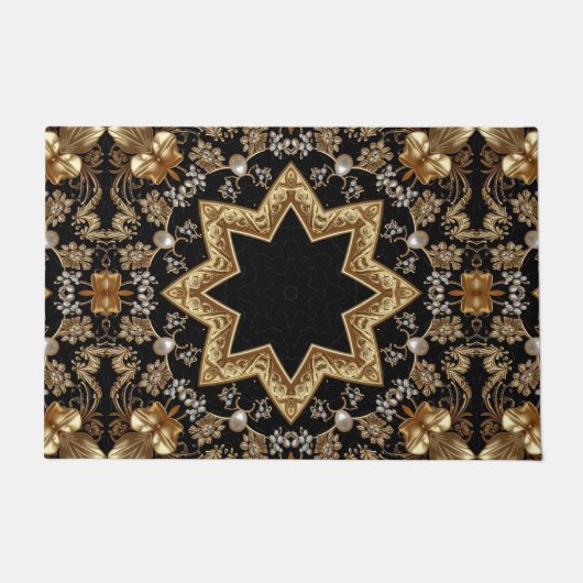 Tapis de sol décoratif en or (Devant)