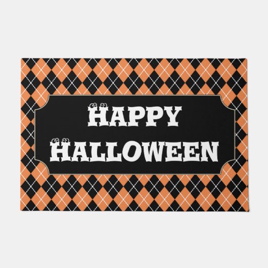 Tapis de sol décoratif Joyeux Halloween (Devant)