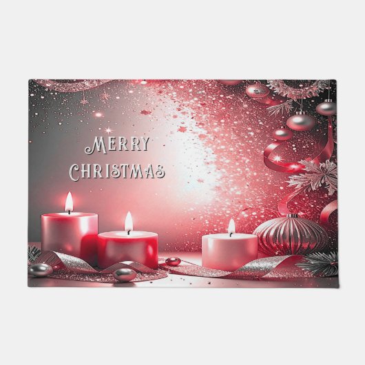 Tapis de sol décoratif pour les fêtes de Noël avec (Devant)