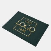 Tapis de sol d'entrée avec logo commercial moderne (Incliné)