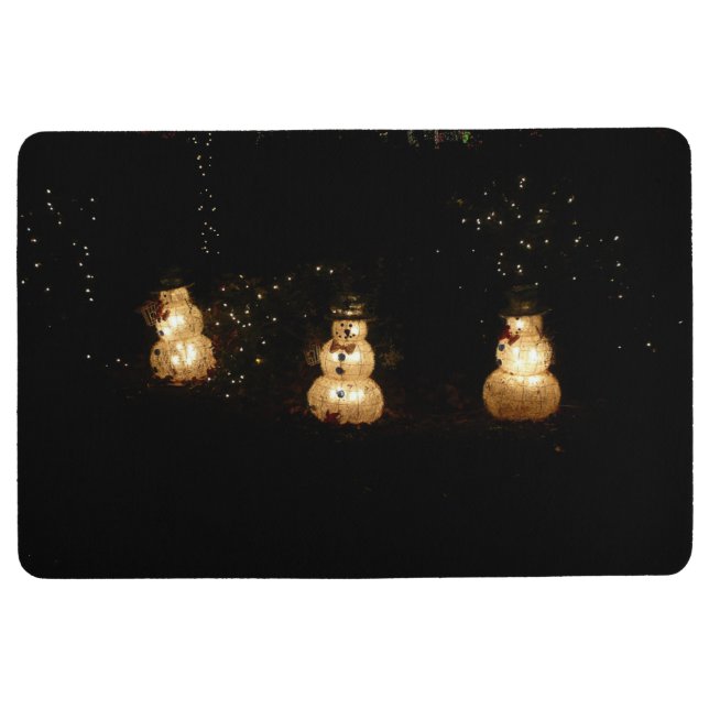 Tapis De Sol Écran Luminaire Snowman (Devant)