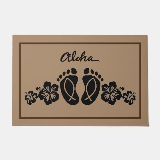 Tapis de sol empreinte Aloha (Devant)