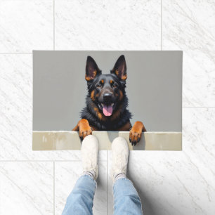 Tapis de sol en forme de Berger belge