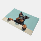 Tapis de sol en forme de Cesky Terrier (Incliné)