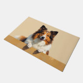Tapis de sol en forme de Rough Collie (Incliné)