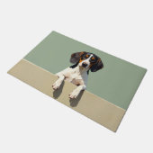 Tapis de sol en forme de Treeing Walker Coonhound (Incliné)