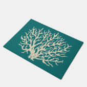 Tapis de sol en turquoise vif nautique (Incliné)