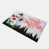 Tapis de sol-entrée "Joyeux Noël" (Incliné)