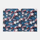 Tapis de sol étoiles patriotiques (Devant)