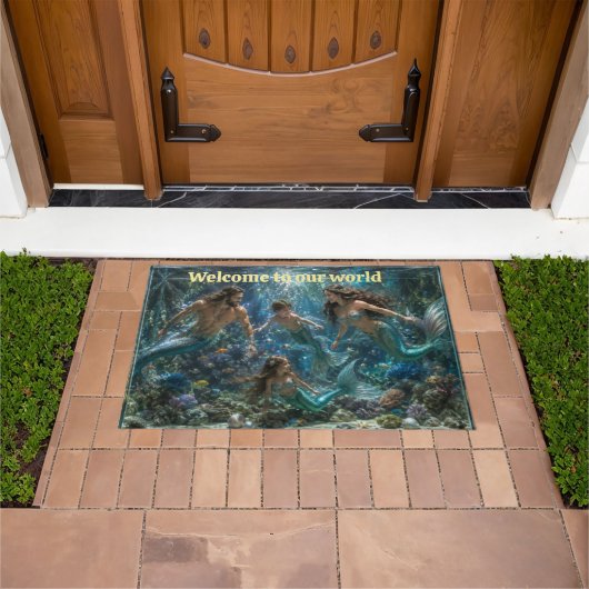 Tapis de sol Famille Sirène (De plein air)