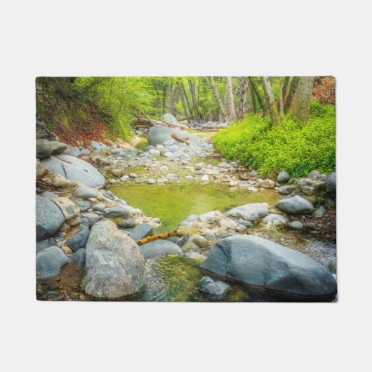 Tapis de sol Forest Creek | Décoration de nature b (Devant)