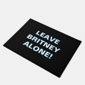 Tapis de sol ''Laissez Britney tranquille'' (Incliné)