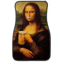 Mona Lisa boit de la bière Amateur de bière