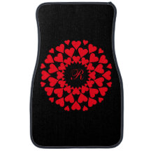 Monogrammed Heart Explosion