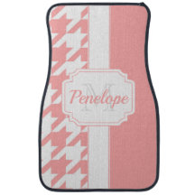 Motif rose Houndstooth