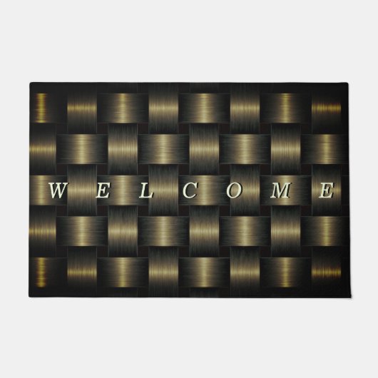 Tapis de sol noir et or (Devant)