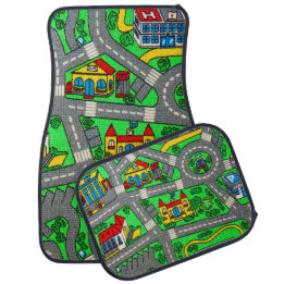 Tapis De Sol nostalgie des années 90, Moquette de piste Voiture