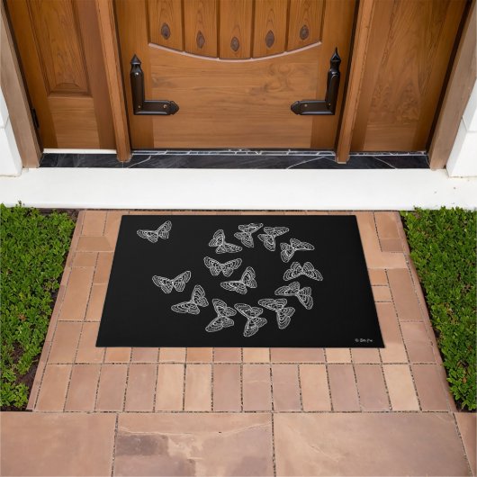 Tapis de sol Papillons en dentelle (De plein air)
